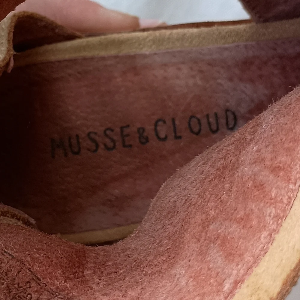 Musse & Cloud Anthropologie Fringed Tan Suede Leather Ankle Boots_9